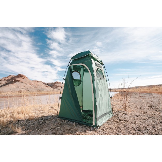 Stansport Deluxe Privacy Shelter Green