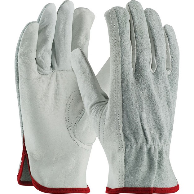 Pip 68 pk 161sb Leather Gloves Small Gray 1 pair 179957