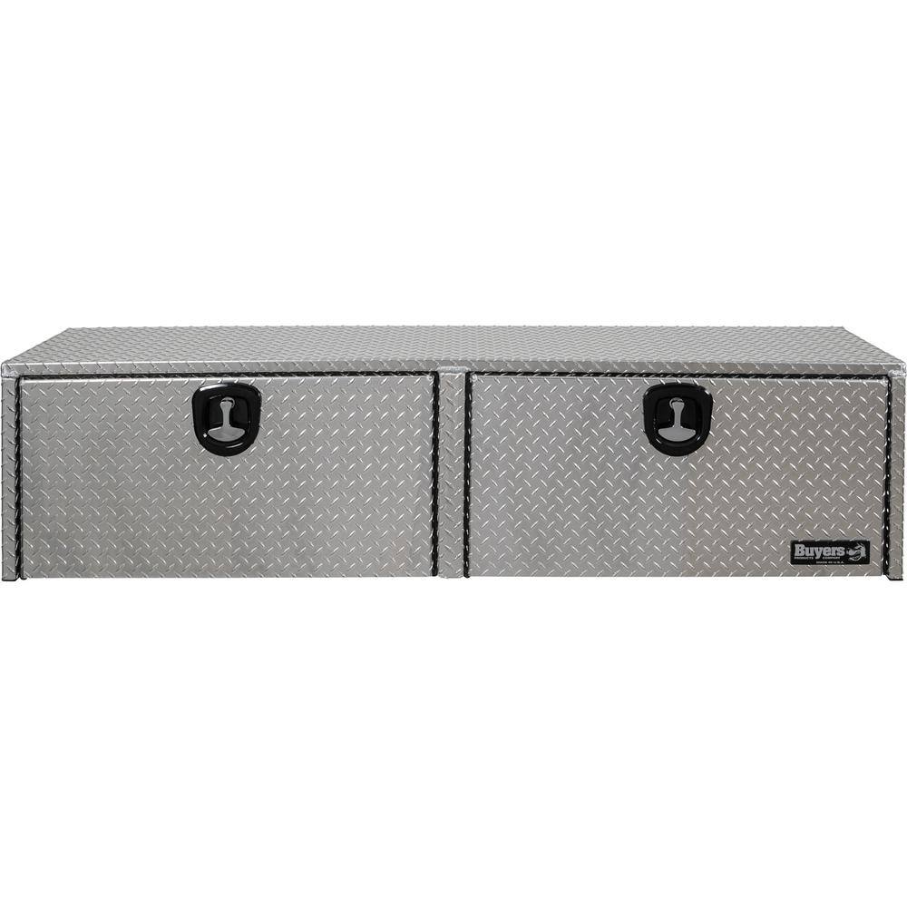 Buyers Products Company 72 Diamond Plate Aluminum Full Size Top Mount Truck Tool Box 1701551