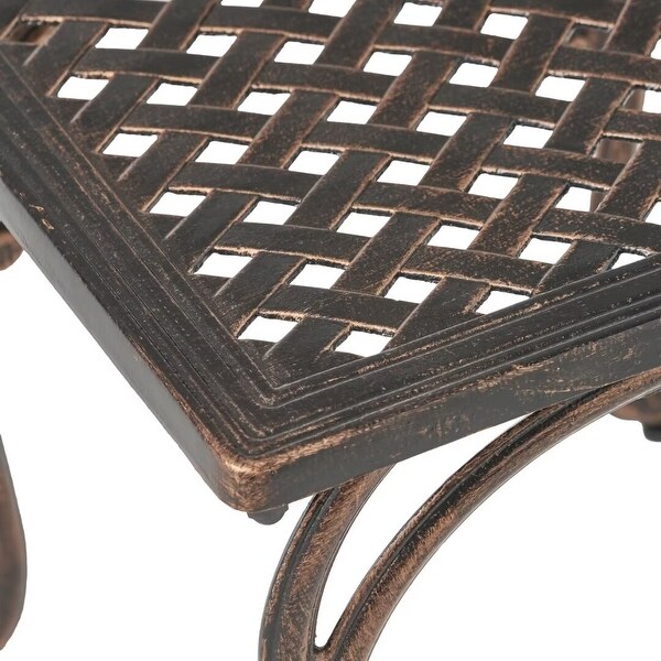 Modern Outdoor side table，for poolside，patio rocking chair