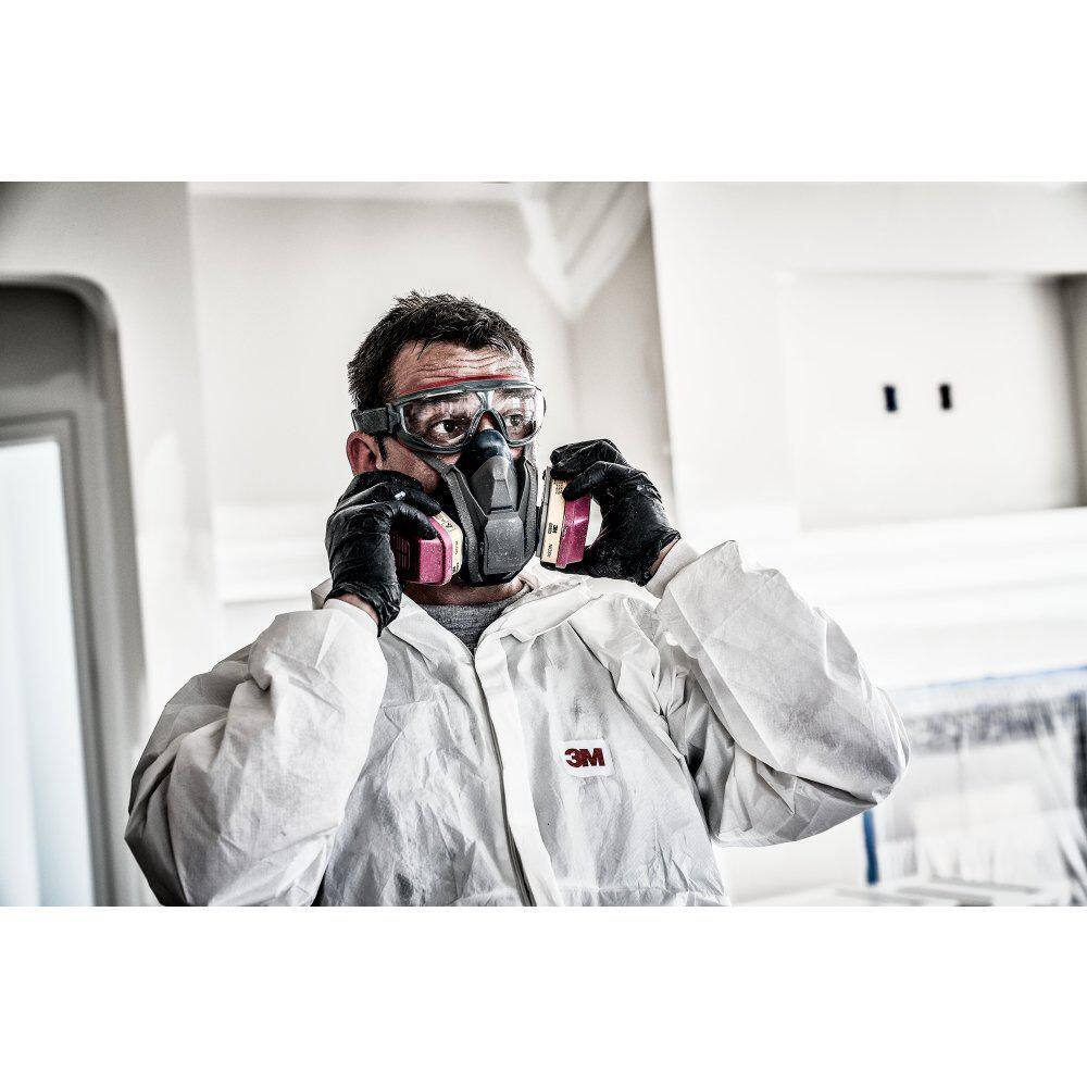 Scotchgard Protector GrayRed Anti-Fog Goggles with Clear Lens 47212H1-VDC-PS