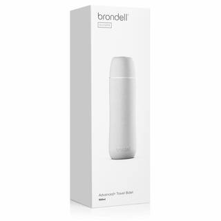 Brondell GoSpa Advanced Portable Travel Bidet with Retractable Nozzle 500 ml in Gray GS-85GRA