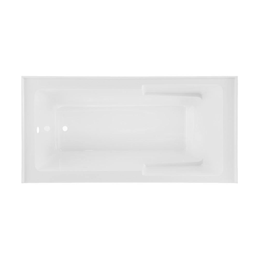 Swiss Madison Voltaire Left-Hand Drain Rectangular Alcove Bathtub SM-AB556