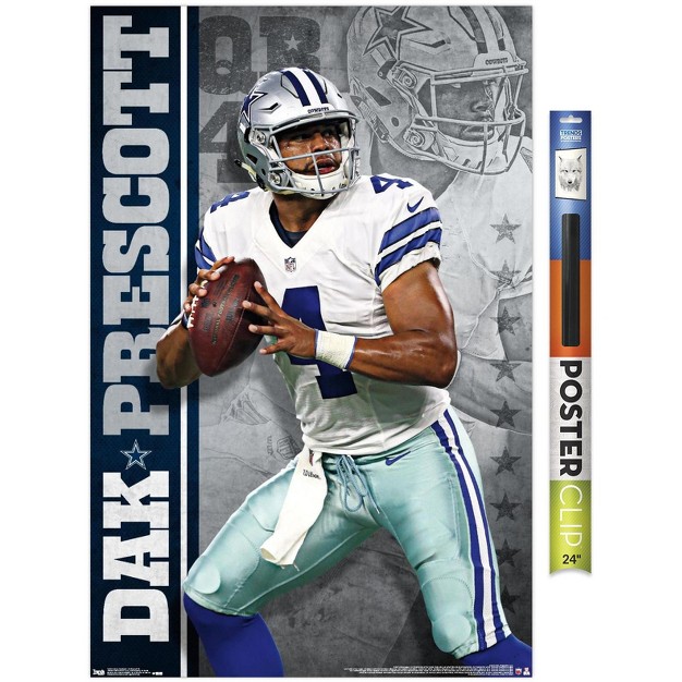 Trends International Nfl Dallas Cowboys Dak Prescott 16 Unframed Wall Poster Prints