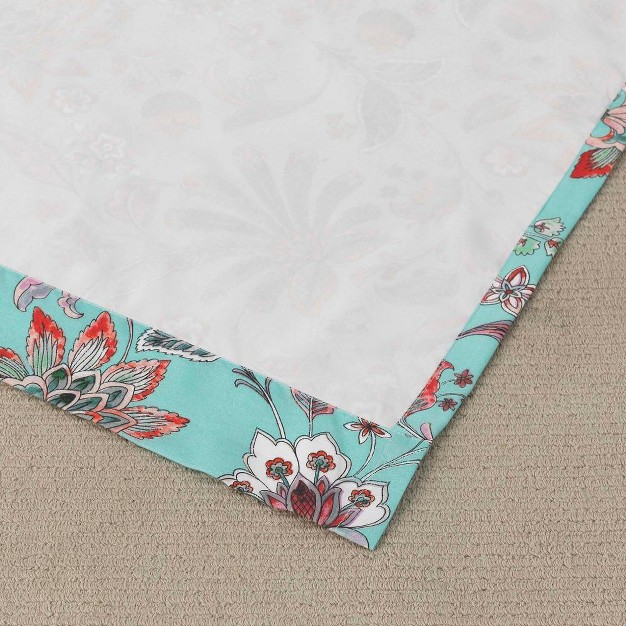 Audrey Window Valance Turquoise 84in X 16in 2in By Barefoot Bungalow