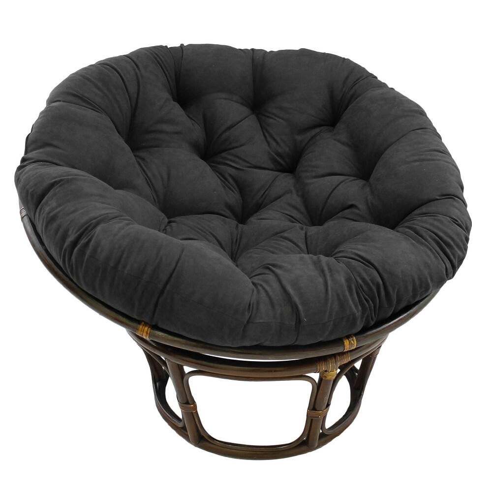 Microsuede Indoor Papasan Cushion (44 inch  48 inch  or 52 inch) (Cushion Only)