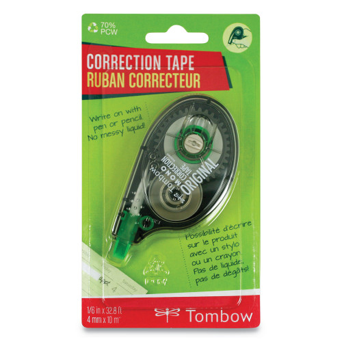 Tombow MONO Correction Tape， Non-Refillable， 1/6