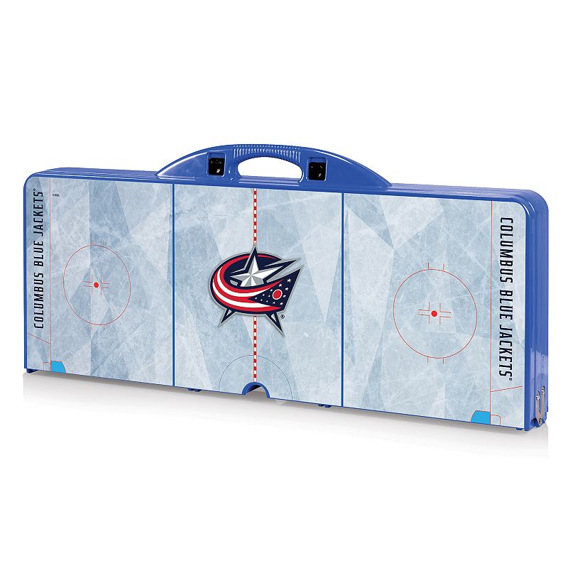 Picnic Time Columbus Blue Jackets Portable Folding Picnic Table