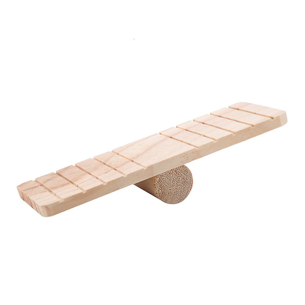 Small Pet Wooden Seesaw Bridge Toy Hamster Mouse Gerbil Chinchilla