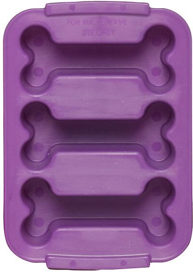 PetCakes Intro Kit Cheese Flavor Microwavable Mix With Bone Shaped Pan Dog Treats， 4.5-oz box