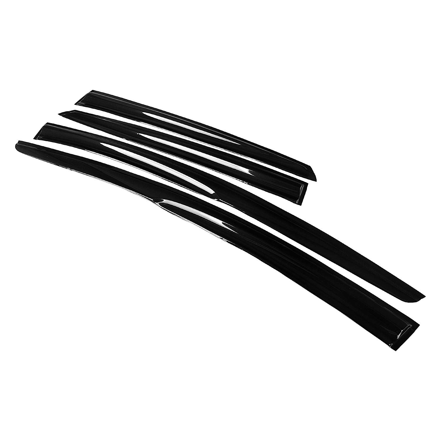 Ford Focus 12-18 Side Tape-on Window Visor Sun Rain Deflector Guard， 4-Pieces