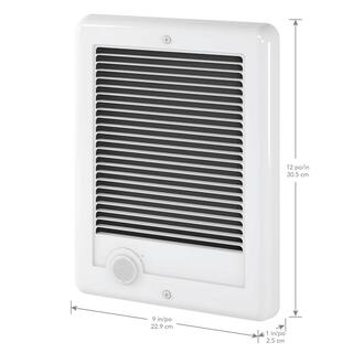 Cadet 240-volt 2000-watt Com-Pak In-wall Fan-forced Electric Heater in White CSC202W