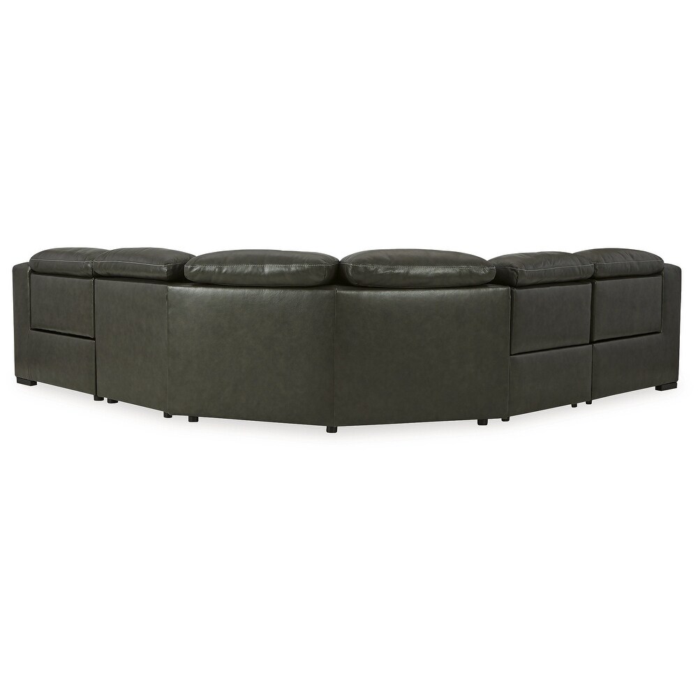 Signature Design by Ashley Center Line 5 Piece Power Reclining Sectional   105\