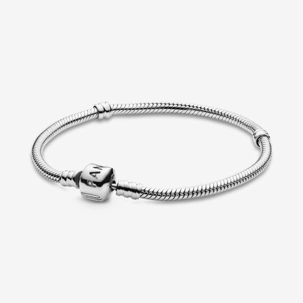 PANDORA  Pandora Moments Snake Chain Bracelet in Silver