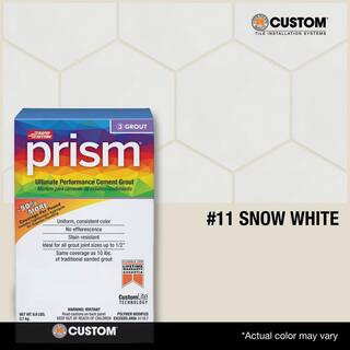 Custom Building Products Prism #11 Snow White 17 lb. Ultimate Performance Grout PG1117T