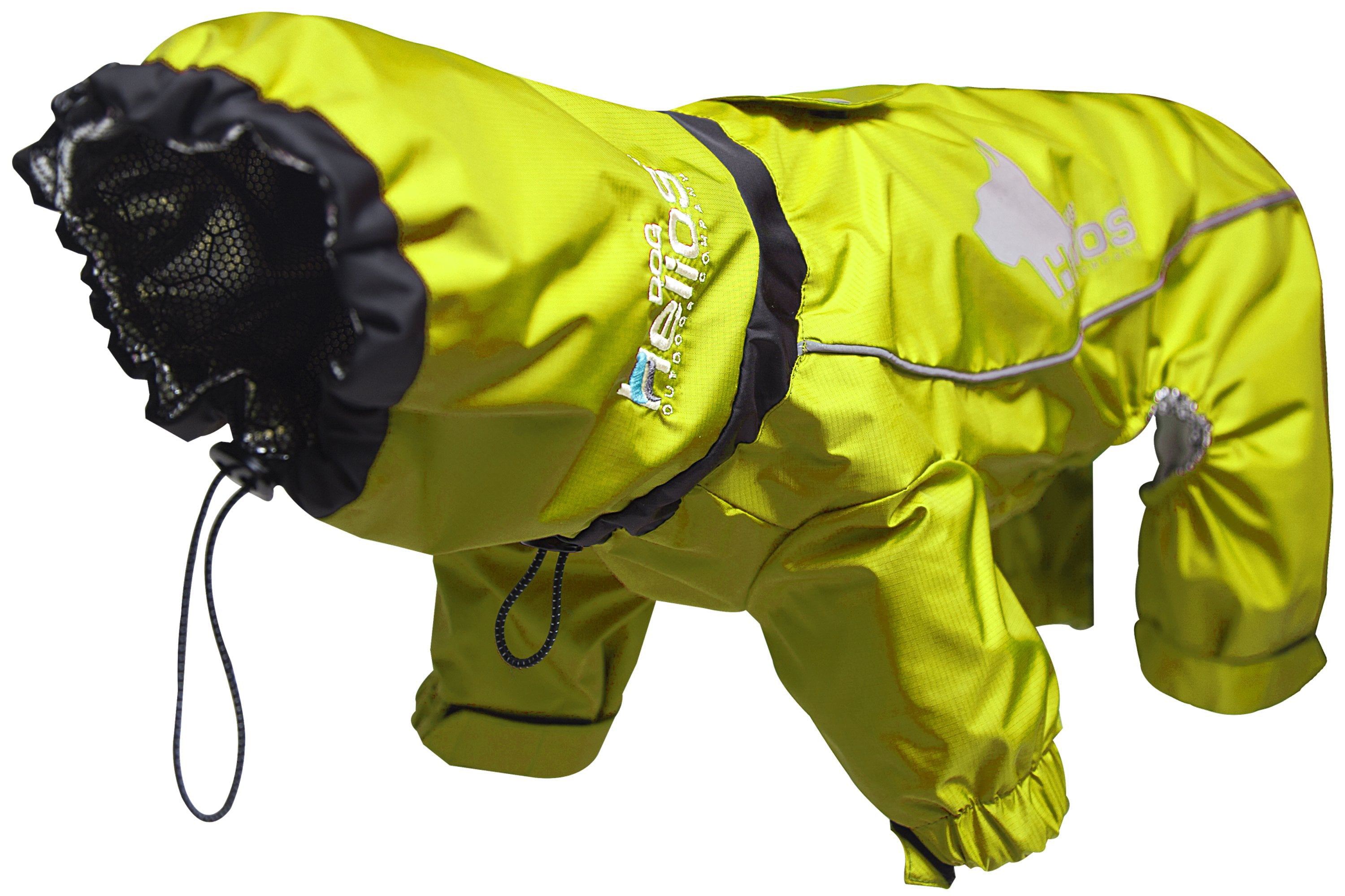 Dog Helios Polyester and Nylon Dog and Cat Jacket， Yellow， L