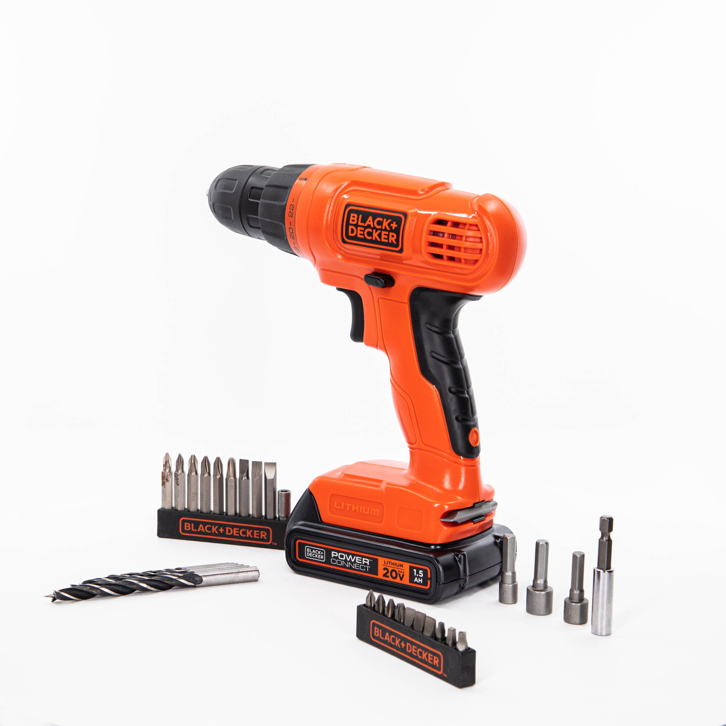 20V MAX* POWERCONNECT™ Cordless Drill/Driver + 30 Pc. Kit