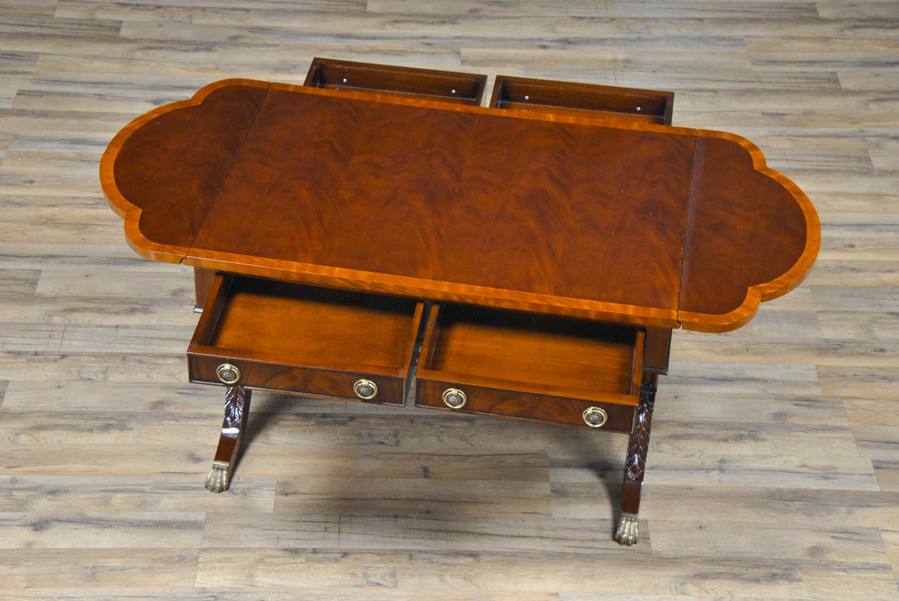 Lyre or Harp Coffee Table   Victorian   Coffee Tables   by Niagara Furniture  Houzz