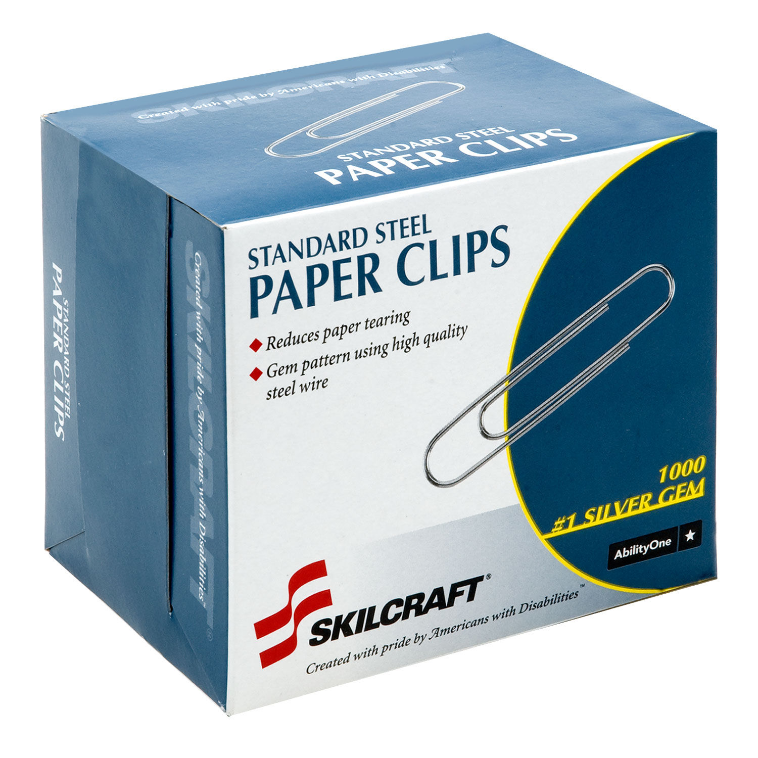 SKILCRAFT Paper Clips by AbilityOneandreg; NSN1614292