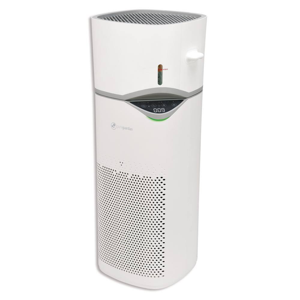 GermGuardian 2-in-1 Air Purifier and Humidifier All Season Console with HEPA Filter and Humidifier for Large Rooms Up to 384 sq. ft. APH406W