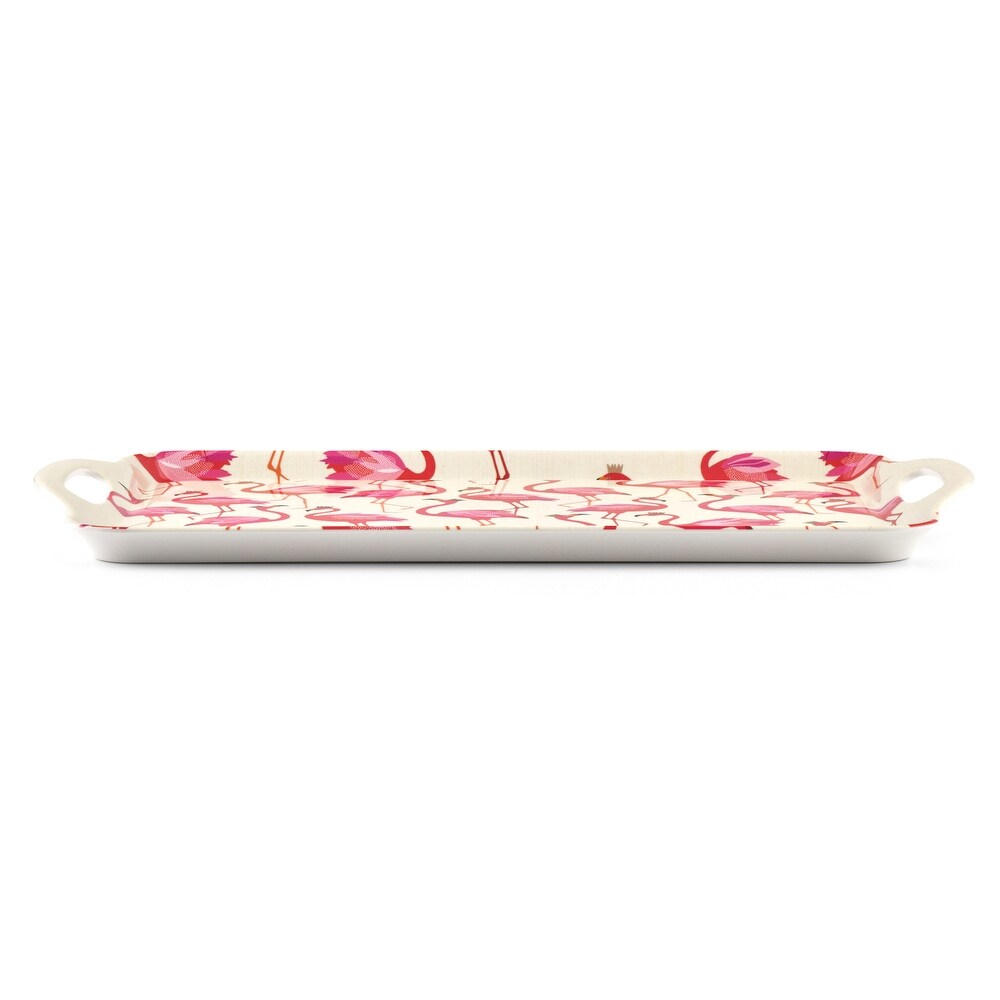 Pimpernel Sara Miller London Flamingo Large Handled Tray   19.24\