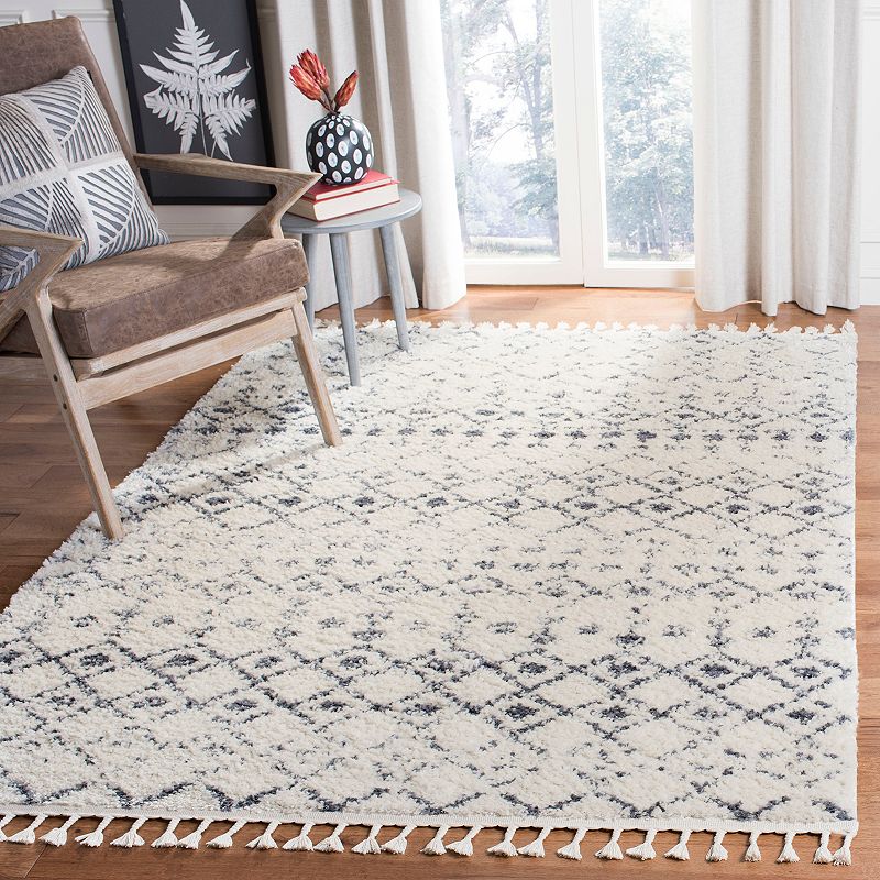 Safavieh Berber Olivia Rug Cream/Dark Gray