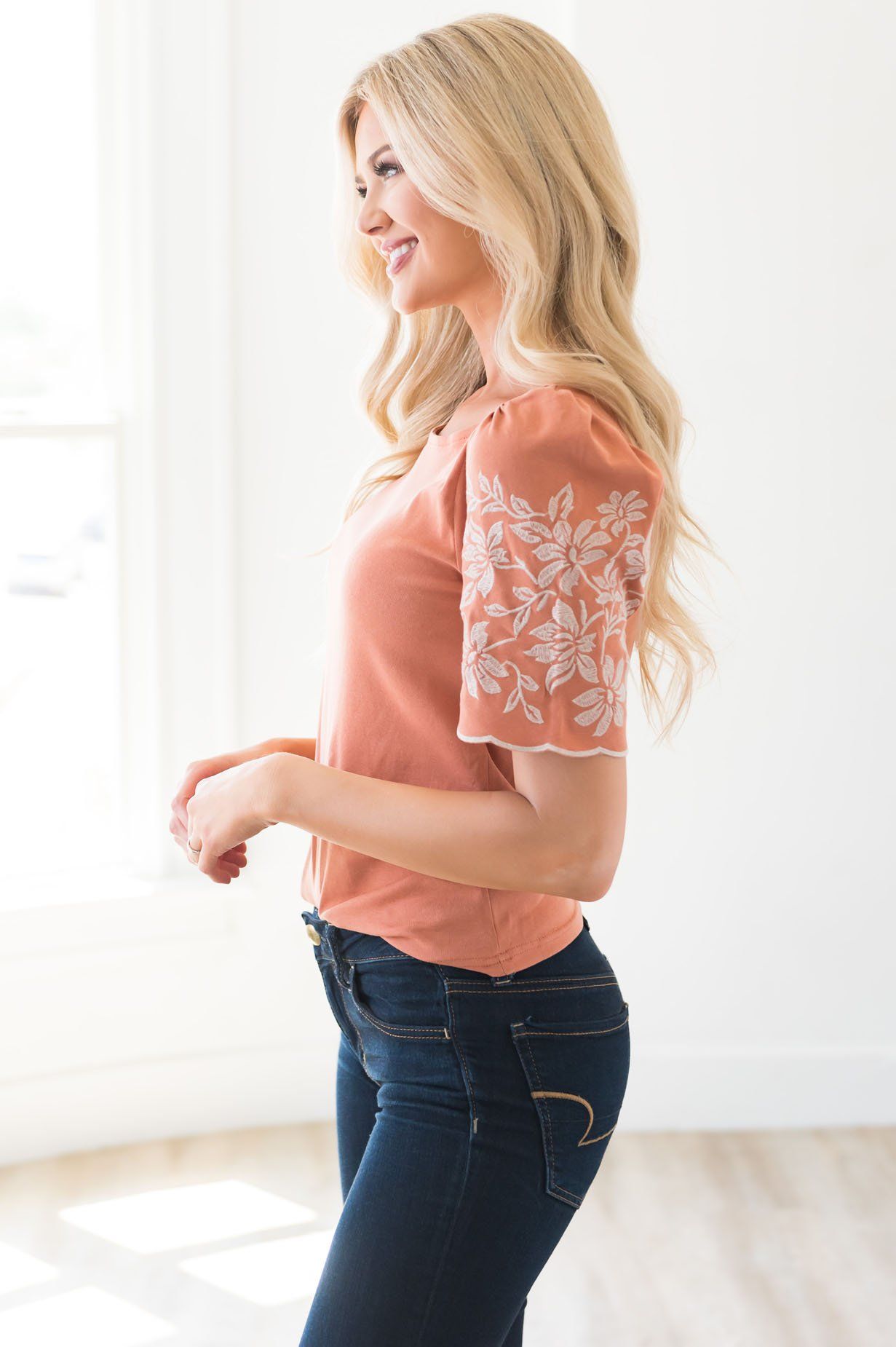 Looking Chic Modest Blouse