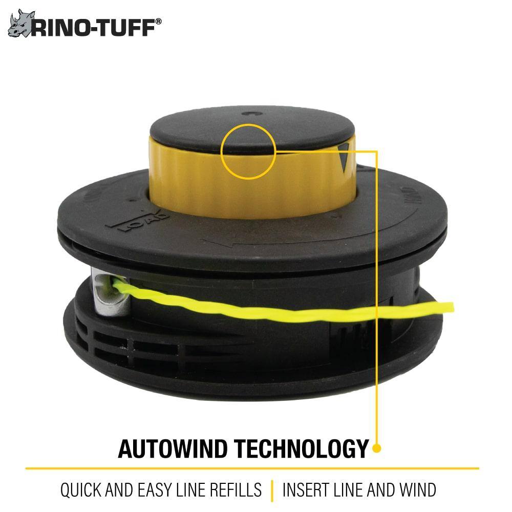 Rino-Tuff Universal Fit Pivotrim Autowinder Replacement Bump Feed Head for Gas and Select Cordless String Grass TrimmerLawn Edger 17094