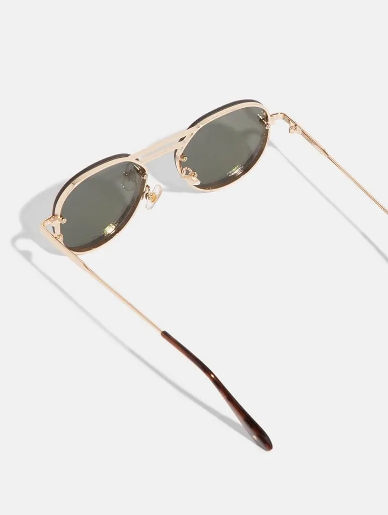 Pink Flash Aviator Sunglasses