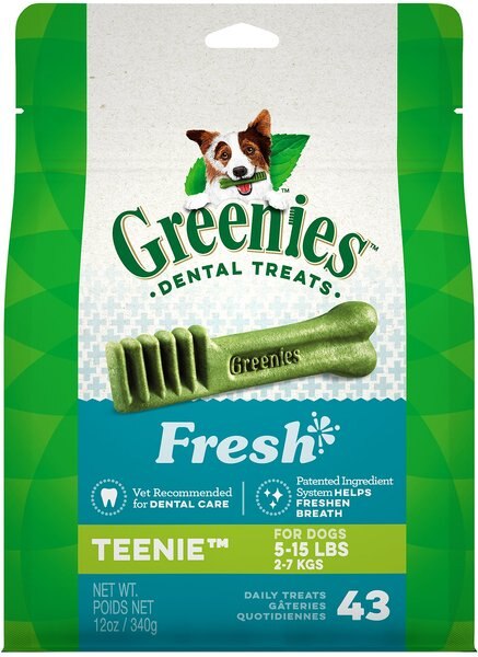 Greenies Fresh Teenie Dental Dog Treats