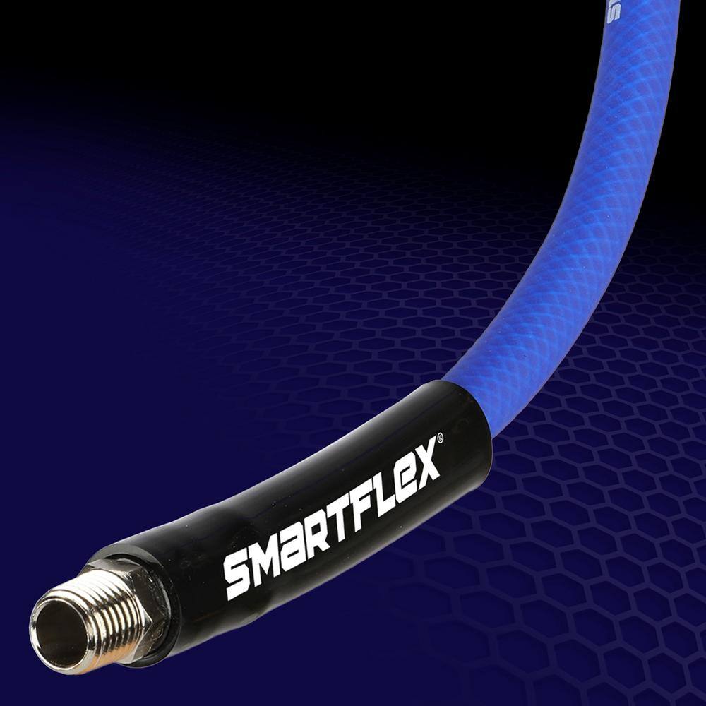 SmartFlex 38 in. x 25 ft. Air Hose with 14 in. MNPT Fittings HSF3825BL2