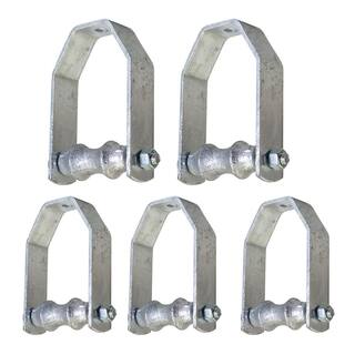 The Plumber's Choice 3 in. Galvanized Steel Hot Dipped Clevis Roller Hanger (5-Pack) IE03-ISZB-5