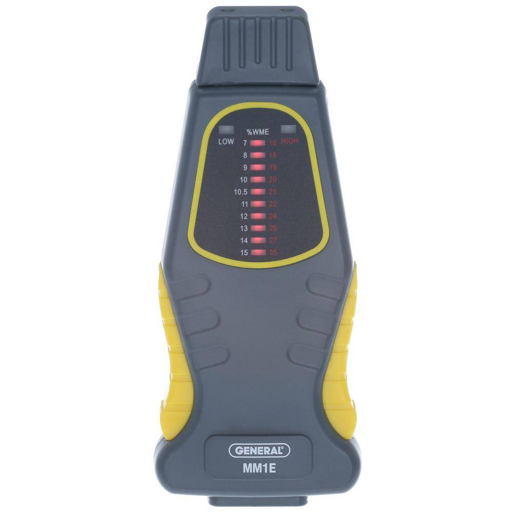 General Tools Pin-Type Moisture Meter with LED Bar Graph Display MM1E