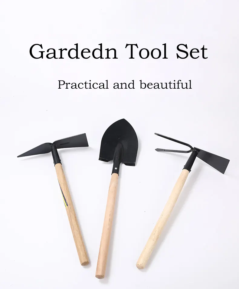 Multifunctional Double Use Hoe Hand Tool Sets Hand Rake Garden Mini Tool For Gardening