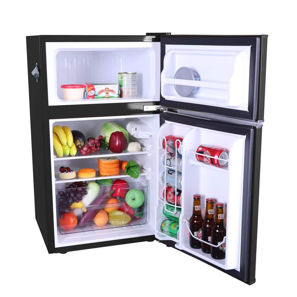 Frigidaire 32 cu ft 2 Door Retro Mini Fridge in Black