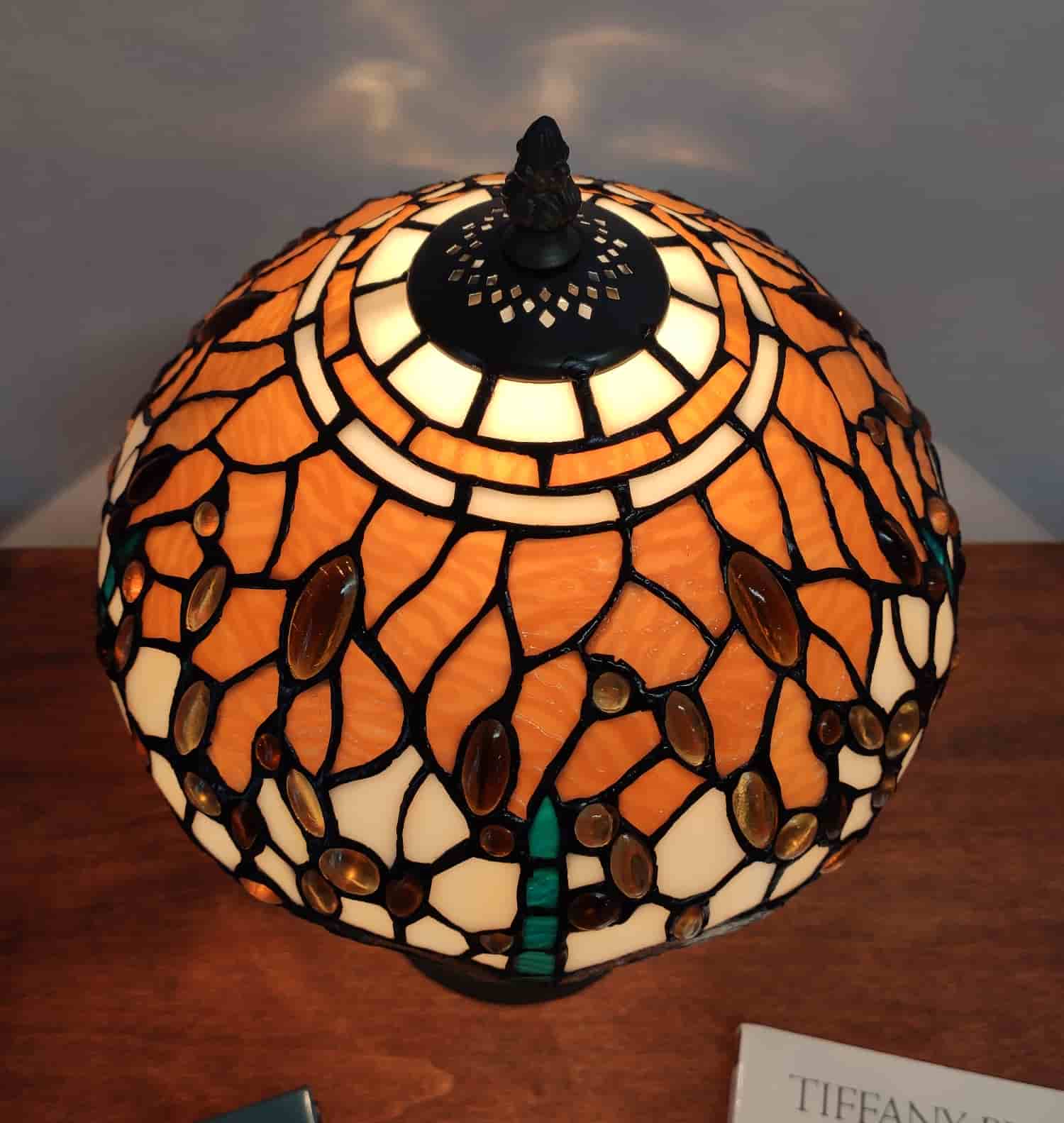  Lampshade with Golden Dragonflies, 25cm