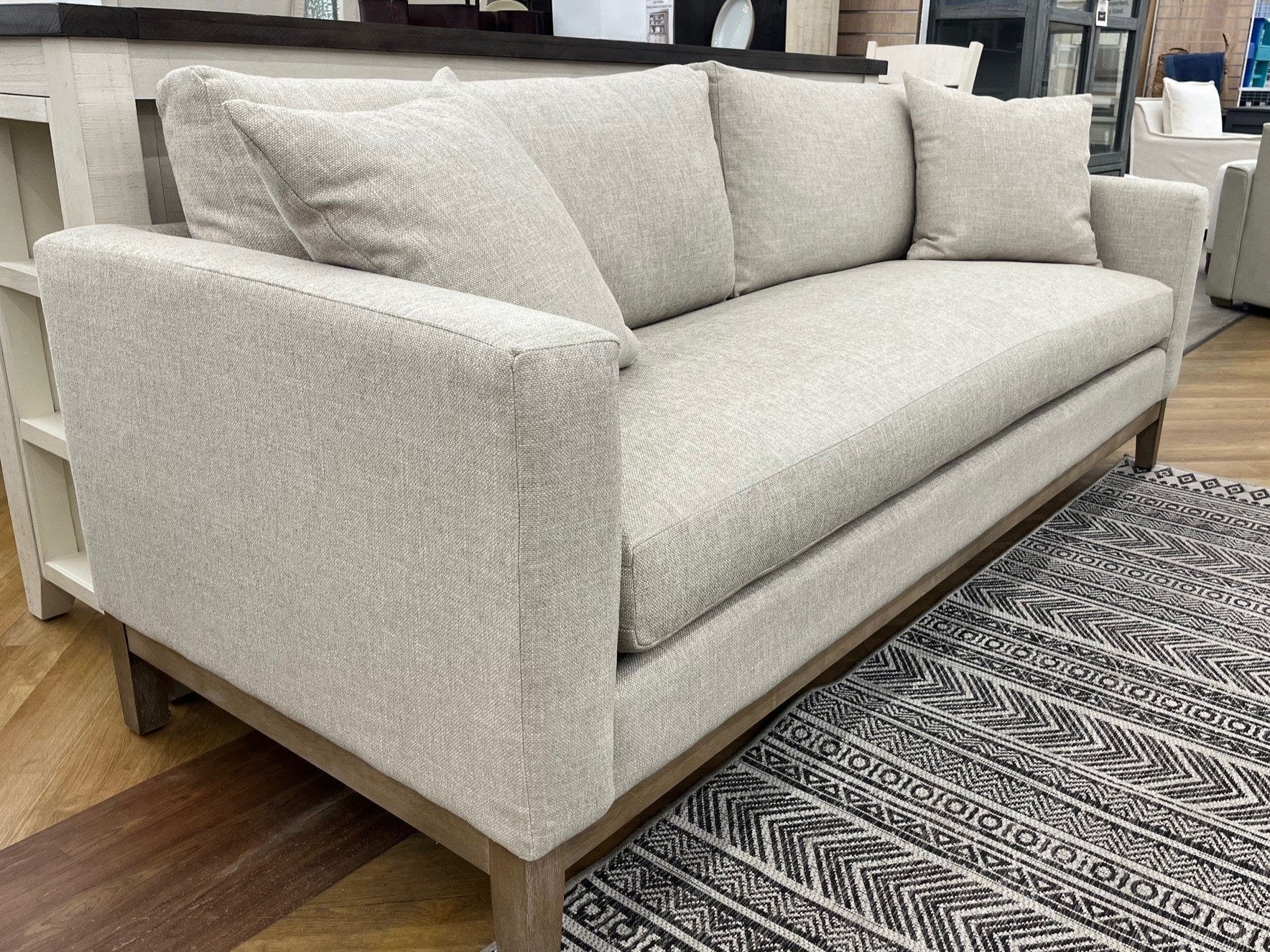 Wiley Flax 84 Bench Sofa