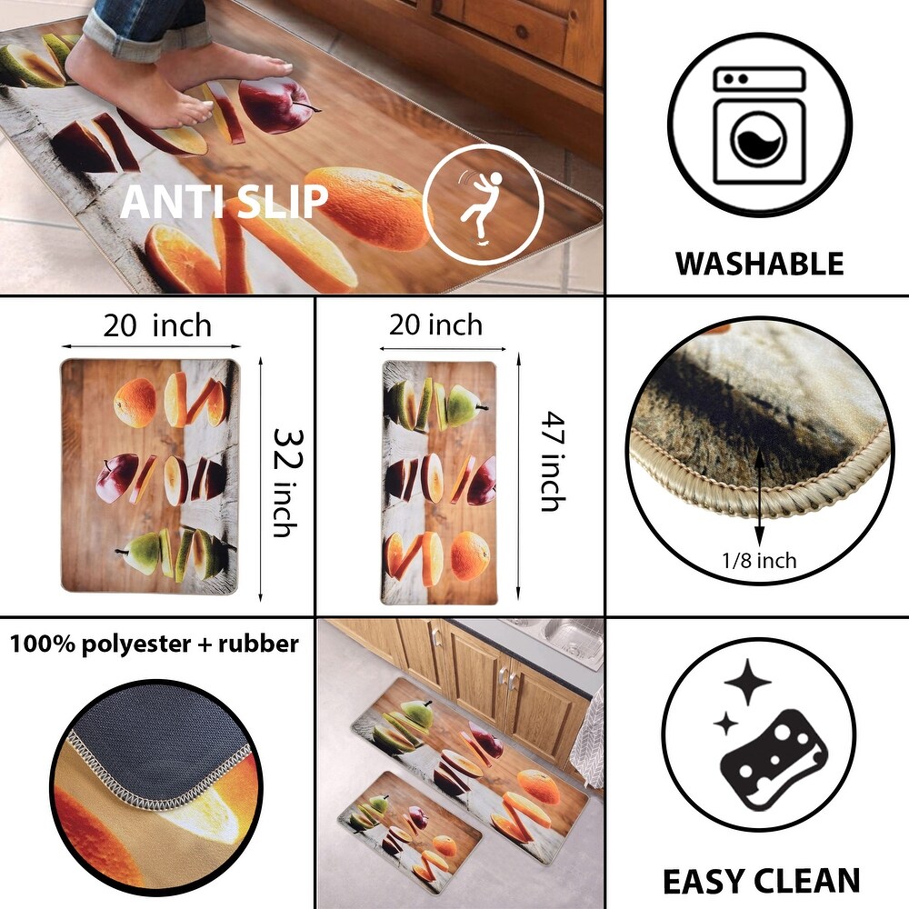 Fruits Anti Fatigue Kitchen Floor Mat 32\