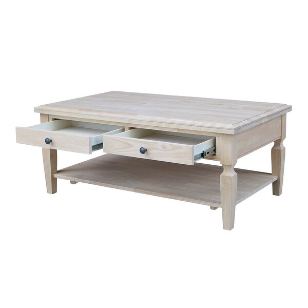 Vista Solid Wood Coffee Table - 48