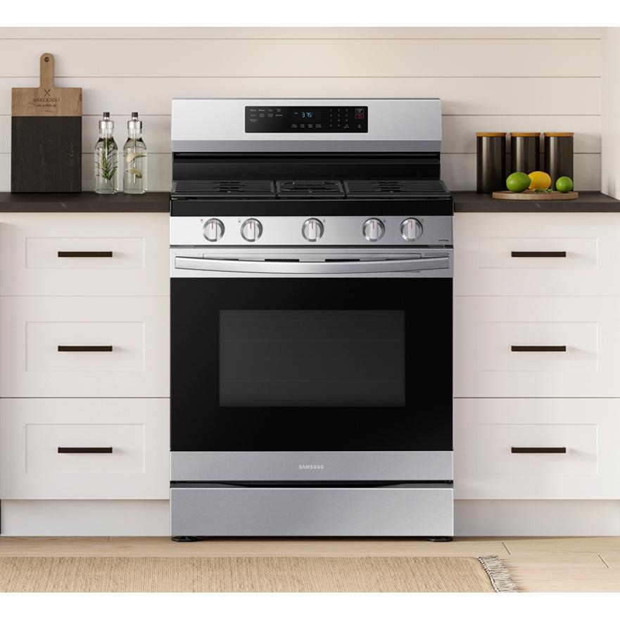  30-inch Freestanding Gas Range with WI-FI Connect NX60A6511SS/AA