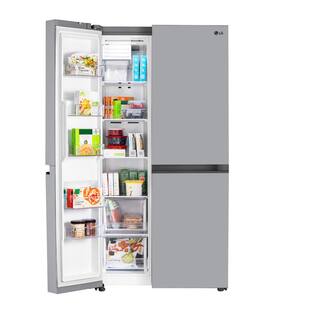 LG 28 cu. ft. Side by Side Refrigerator with External Water in Stainless Standard Depth LRSWS2806S