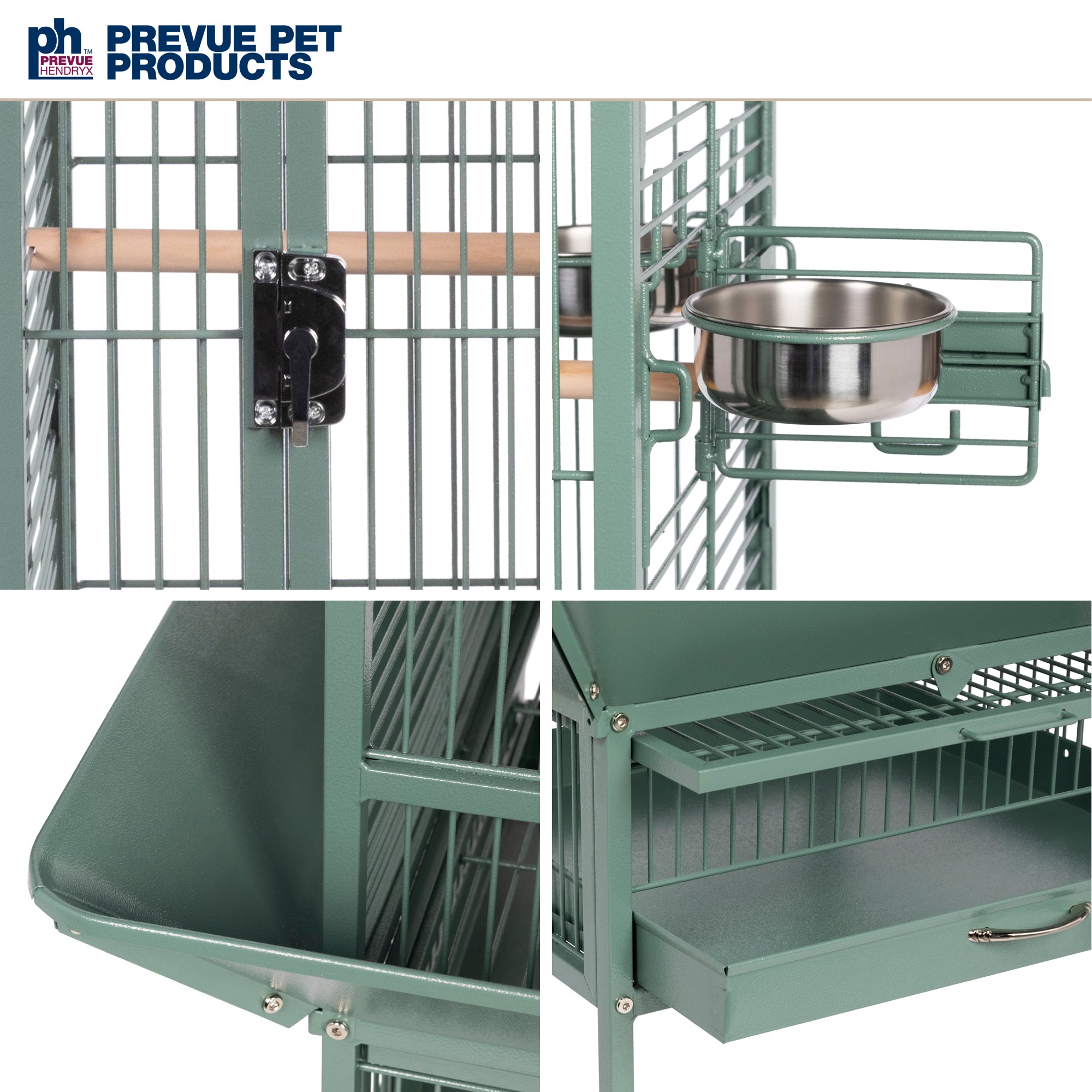 Select Bird Cage - Sage Green