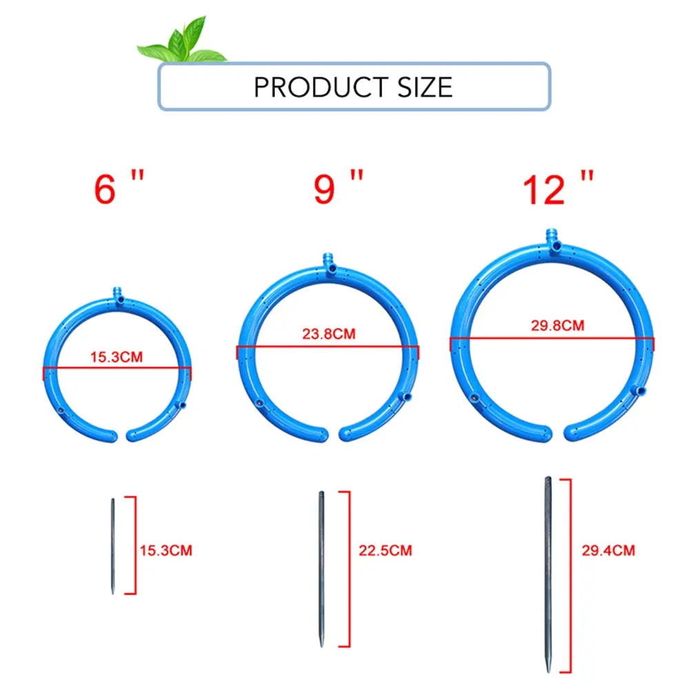 Hydroponics watering drip ring for medical herb/flowering/seeding stage watering ring