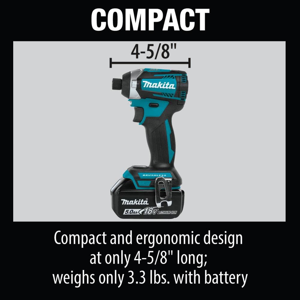 Makita 18V LXT 2pc Combo Kit Lithium Ion Brushless Cordless XT295PT from Makita