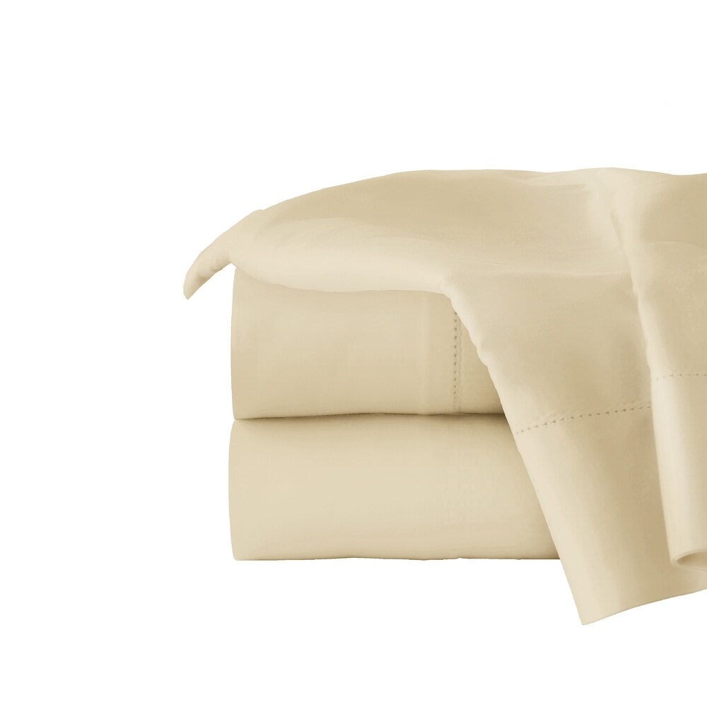 Pointehaven 410 Thread Count Cotton Oversized Bed Sheet Set