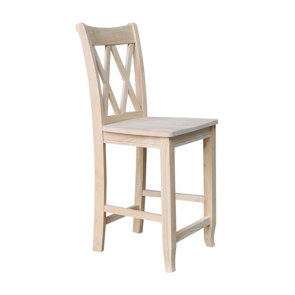 International Concepts 41 in. Double X-Back Stool S-202