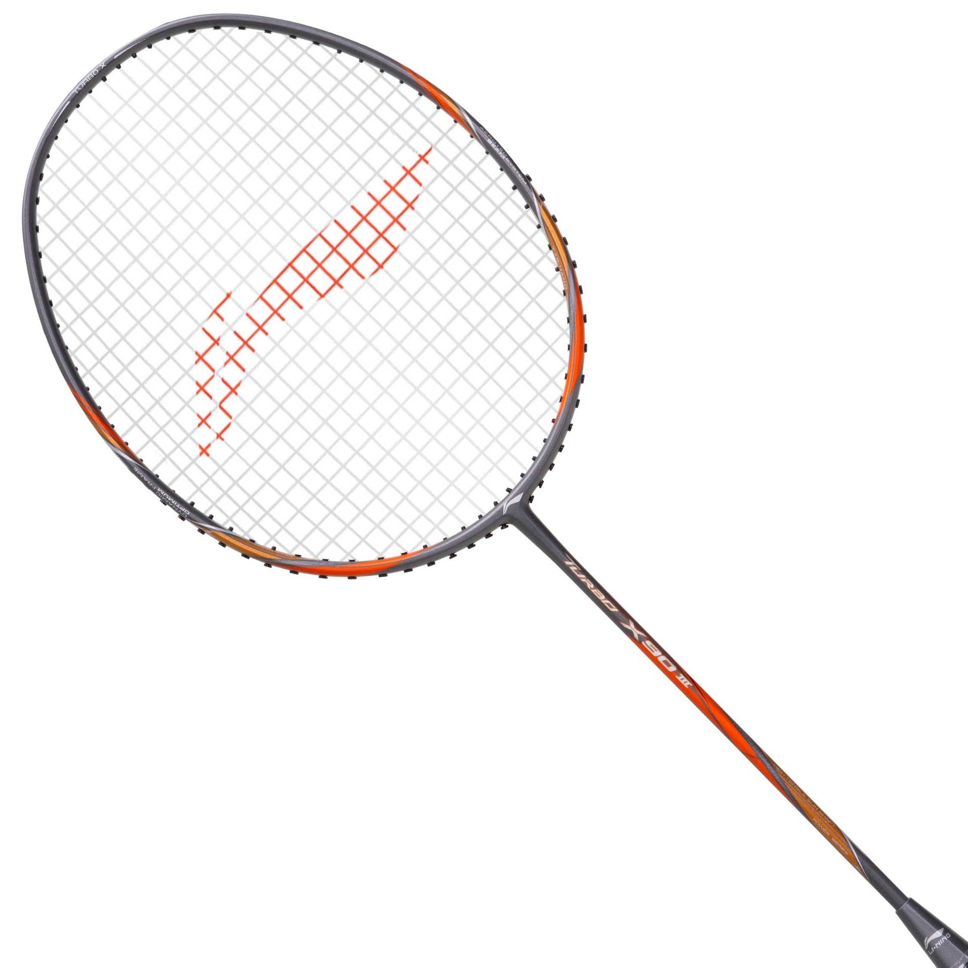 Li-Ning Turbo X 90 III Badminton Racket (Dark Grey/Copper)