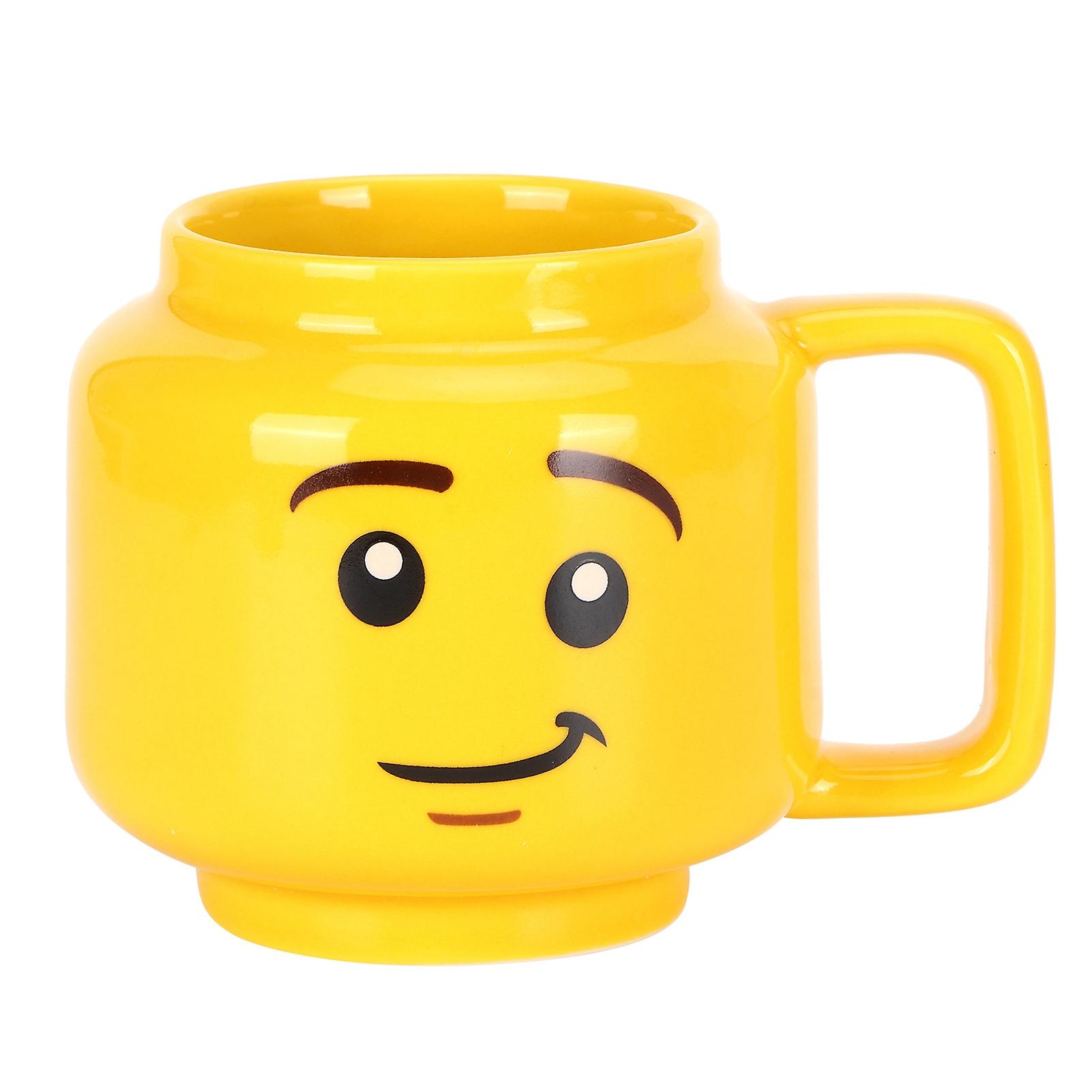 Ceramic Cup Yellow Cartoon Water Cup 300ml Coffee Milk Tea Mug Gift for Home Office