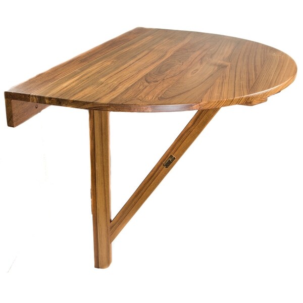 Teak Drop Leaf Balcony Table