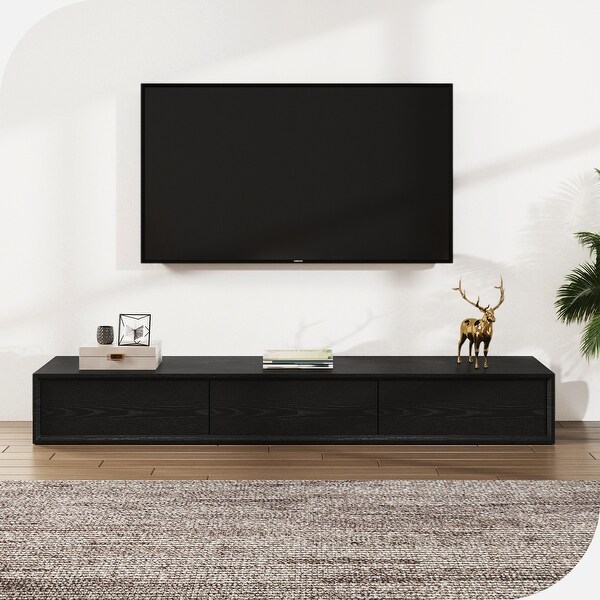 Anja Wood TV Stand for TV up to 80